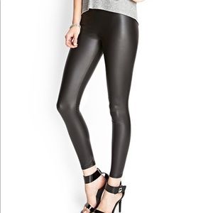 Faux Leather Pants Forever 21 